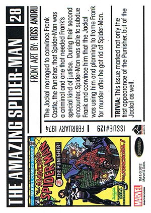 Rittenhouse Archives Marvel Bronze Age Parallel Card 28 The Amazing Spider-Man #129
