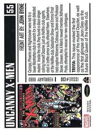 Rittenhouse Archives Marvel Bronze Age Parallel Card 55 Uncanny X-Men #130