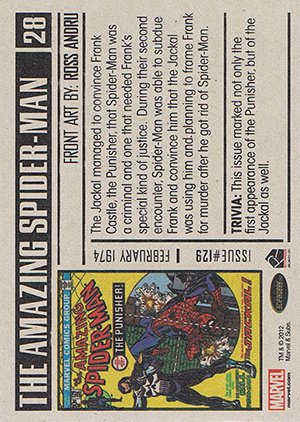Rittenhouse Archives Marvel Bronze Age Base Card 28 The Amazing Spider-Man #129