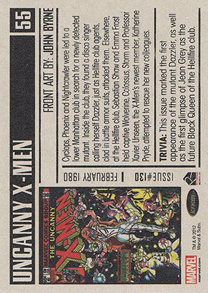 Rittenhouse Archives Marvel Bronze Age Base Card 55 Uncanny X-Men #130