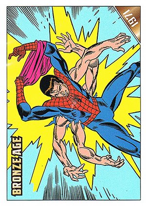 Rittenhouse Archives Marvel Bronze Age Parallel Card 7 The Amazing Spider-Man #100
