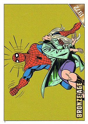 Rittenhouse Archives Marvel Bronze Age Parallel Card 14 The Amazing Spider-Man #121