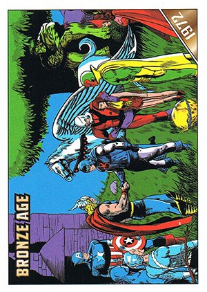 Rittenhouse Archives Marvel Bronze Age Parallel Card 15 Avengers #100