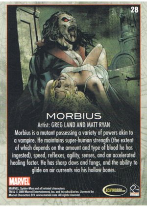 Rittenhouse Archives Spider-Man Archives Parallel Card 28 Morbius