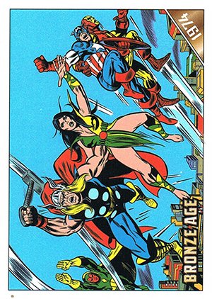 Rittenhouse Archives Marvel Bronze Age Parallel Card 32 Giant-Size Avengers #1