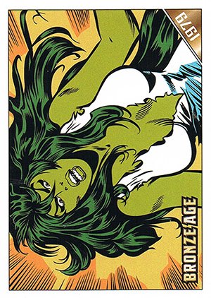 Rittenhouse Archives Marvel Bronze Age Parallel Card 53 She-Hulk #1