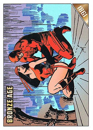Rittenhouse Archives Marvel Bronze Age Parallel Card 61 Daredevil #168