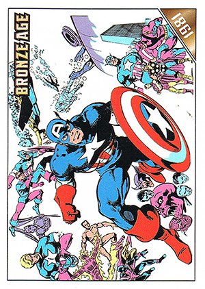Rittenhouse Archives Marvel Bronze Age Parallel Card 62 Captain America #255