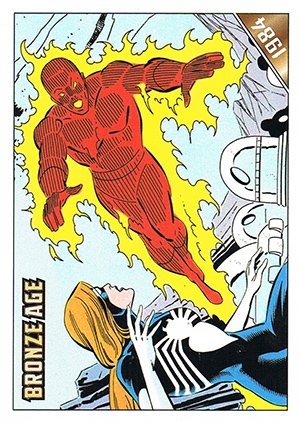 Rittenhouse Archives Marvel Bronze Age Parallel Card 76 Marvel Super Heroes Secret Wars #7