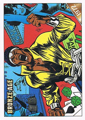 Rittenhouse Archives Marvel Bronze Age Base Card 16 Hero for Hire #1