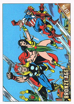 Rittenhouse Archives Marvel Bronze Age Base Card 32 Giant-Size Avengers #1