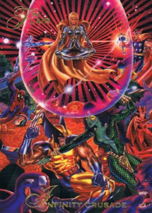 Fleer Marvel Annual Flair '94 Base Card 110 Infinity Crusade