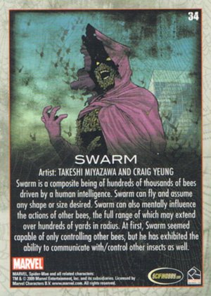 Rittenhouse Archives Spider-Man Archives Parallel Card 34 Swarm