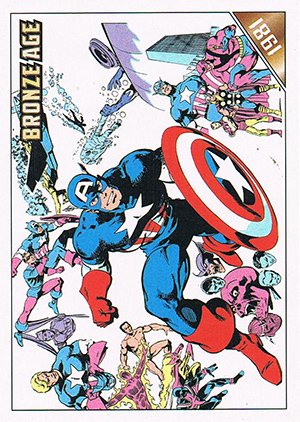 Rittenhouse Archives Marvel Bronze Age Base Card 62 Captain America #255