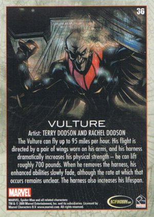 Rittenhouse Archives Spider-Man Archives Parallel Card 36 Vulture