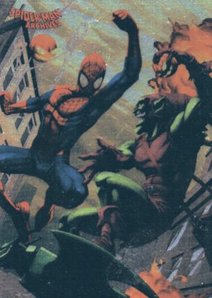 Rittenhouse Archives Spider-Man Archives Parallel Card 38 Spider-Man vs. Green Goblin