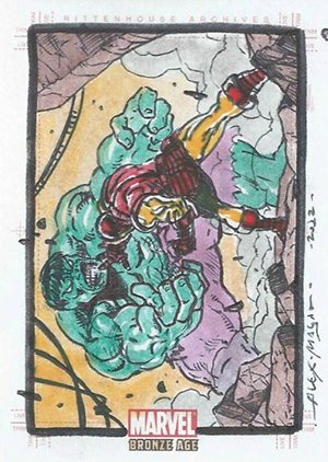 Rittenhouse Archives Marvel Bronze Age Sketch Card  Alex Magno