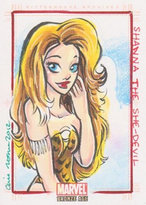 Rittenhouse Archives Marvel Bronze Age Sketch Card  Arie Monroe