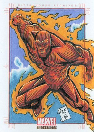 Rittenhouse Archives Marvel Bronze Age Sketch Card  Chris Foreman
