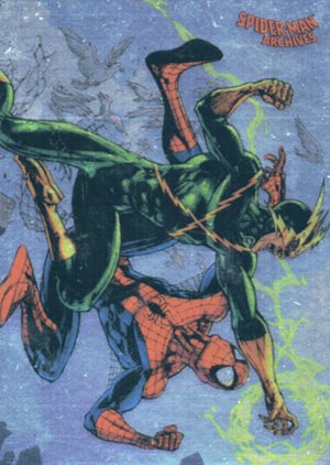 Rittenhouse Archives Spider-Man Archives Parallel Card 53 Spider-Man vs. Electro