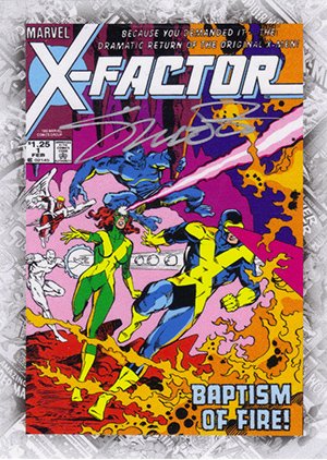 Upper Deck Marvel Beginnings Series II Break Through Autograph Card B-67 X-Factor #1