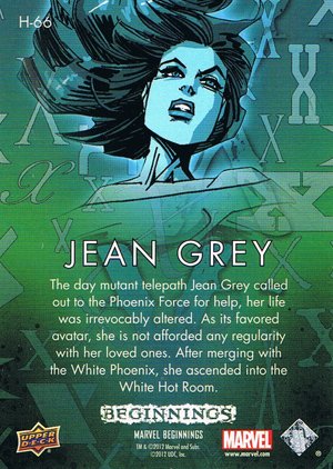 Upper Deck Marvel Beginnings Series II Holograms H-66 Jean Grey