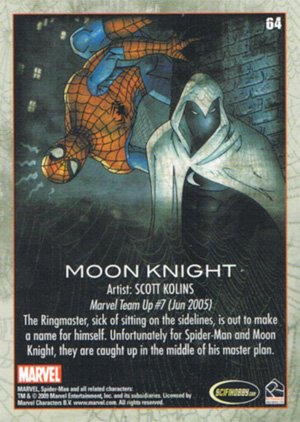 Rittenhouse Archives Spider-Man Archives Parallel Card 64 Moon Knight