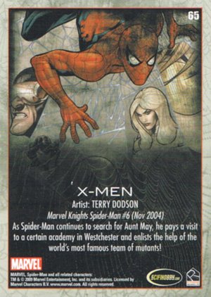 Rittenhouse Archives Spider-Man Archives Parallel Card 65 X-Men