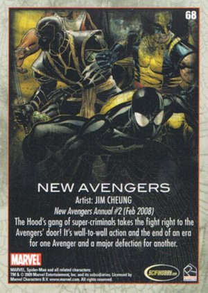 Rittenhouse Archives Spider-Man Archives Parallel Card 68 New Avengers