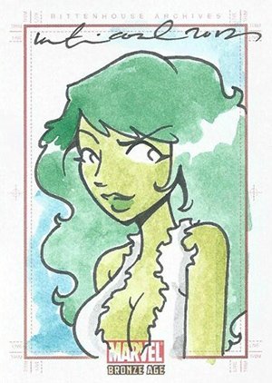 Rittenhouse Archives Marvel Bronze Age Sketch Card  Katie Cook