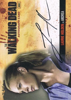 Cryptozoic The Walking Dead Autograph Card A3 Laurie Holden (left profile)