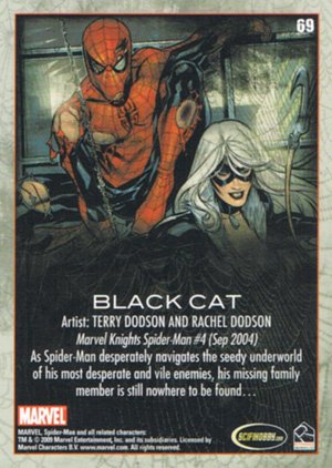 Rittenhouse Archives Spider-Man Archives Parallel Card 69 Black Cat
