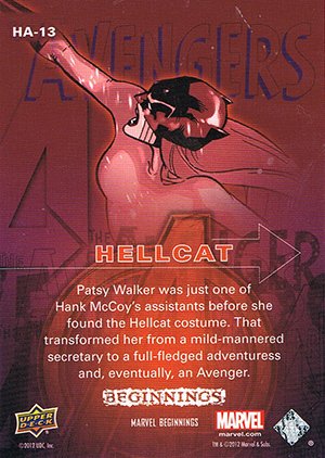 Upper Deck Marvel Beginnings Series III Holograms HA-13 Hellcat