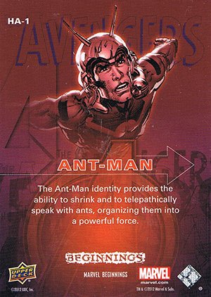 Upper Deck Marvel Beginnings Series III Holograms HA-1 Ant-Man