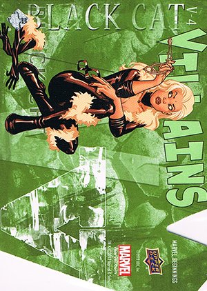 Upper Deck Marvel Beginnings Series III Die-Cut Villains Card V-4 Black Cat