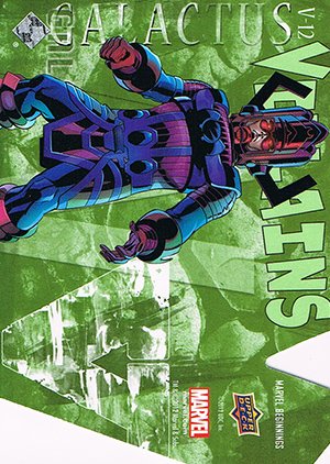 Upper Deck Marvel Beginnings Series III Die-Cut Villains Card V-12 Galactus