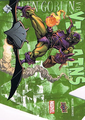 Upper Deck Marvel Beginnings Series III Die-Cut Villains Card V-13 Green Goblin
