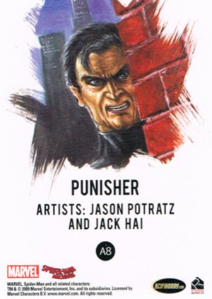 Rittenhouse Archives Spider-Man Archives Allies A8 Punisher