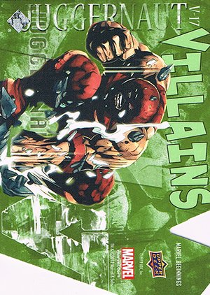 Upper Deck Marvel Beginnings Series III Die-Cut Villains Card V-17 Juggernaut