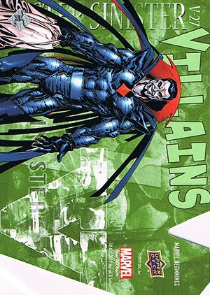 Upper Deck Marvel Beginnings Series III Die-Cut Villains Card V-27 Mister Sinister