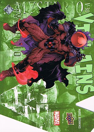 Upper Deck Marvel Beginnings Series III Die-Cut Villains Card V-30 Mysterio