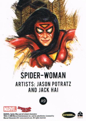 Rittenhouse Archives Spider-Man Archives Allies A9 Spider-Woman
