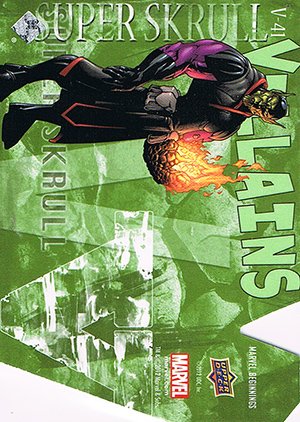 Upper Deck Marvel Beginnings Series III Die-Cut Villains Card V-41 Super Skrull