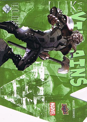 Upper Deck Marvel Beginnings Series III Die-Cut Villains Card V-43 Ulik