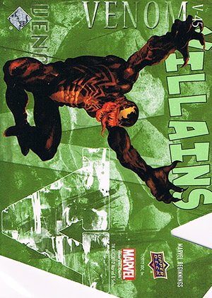 Upper Deck Marvel Beginnings Series III Die-Cut Villains Card V-45 Venom