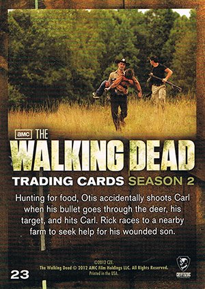 Cryptozoic The Walking Dead Season 2 Base Card 23 Save My Son