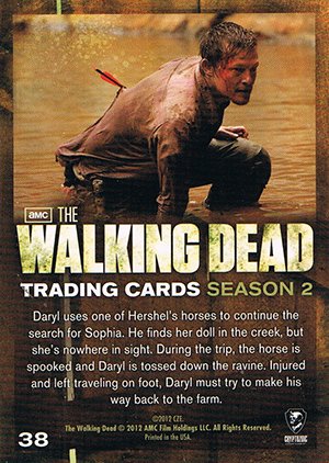 Cryptozoic The Walking Dead Season 2 Base Card 38 A Clue