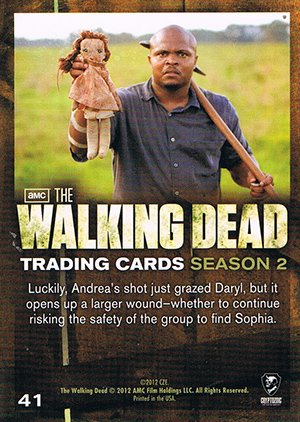 Cryptozoic The Walking Dead Season 2 Base Card 41 He's Wearing Ears