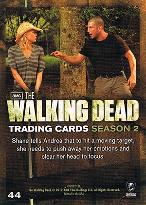Cryptozoic The Walking Dead Season 2 Base Card 44 Focus