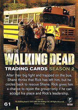 Cryptozoic The Walking Dead Season 2 Base Card 61 A Second Chance